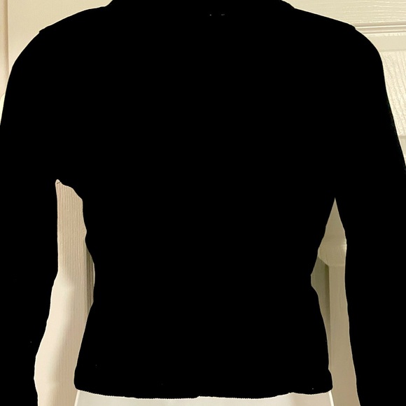 Black velvet blazer by Urban Behaviour size S - Picture 3 of 3